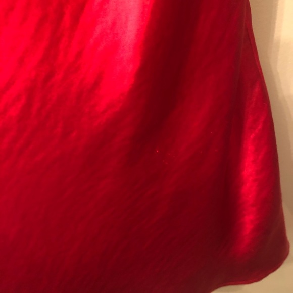 Red cowl neck slip dress. Size M - Picture 4 of 4